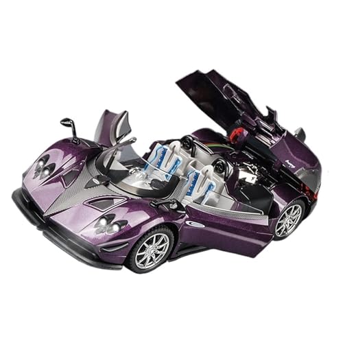 WJXNNON Für Pagani Zonda Legierung Automodell Simulation Sammlung Großes Supercar Spielzeugauto Für Kinder 1:24(124 Pagani Zonta Purple) von WJXNNON