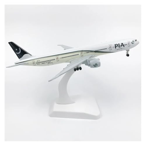 WJXNNON Für Pakistan Airways Boeing 777 Druckguss-Legierung Metall Flugzeug Modell Spielzeug 20CM von WJXNNON