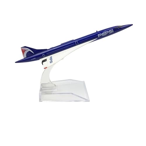 WJXNNON Für Pepsi Concorde Flugzeugmodell Aus Druckgusslegierung, Sammler-Miniaturspielzeug, 16 cm von WJXNNON