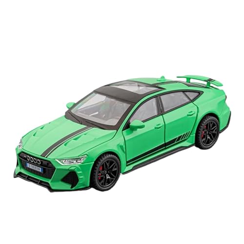 WJXNNON Für RS7 Metallspielzeug Druckgussmodelle Autos 6 Türen Geöffnet Fahrzeuge Sammlung Spielzeug Maßstab 1:32(Green) von WJXNNON