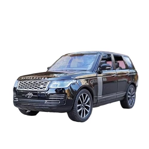 WJXNNON Für Range Rover Sports SUV Legierung Druckguss Metall Geländewagen Automodell Sound Und Licht Kinder Spielzeug Geschenke 1/32ts(Black) von WJXNNON