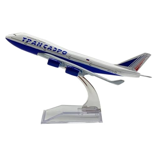 WJXNNON Für Russia Airlines B747 Flugzeugmodell 16CM Diecast Flugzeug Legierung Flugzeug Sammlung 1:400 von WJXNNON