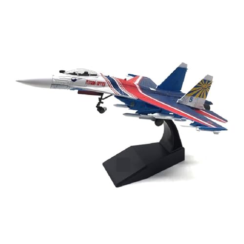 WJXNNON Für Russische Su-35 Druckgusslegierung Flugzeugmodell Simulation Legierung Kämpfer Modell Sammlung Geschenk 1/100 von WJXNNON
