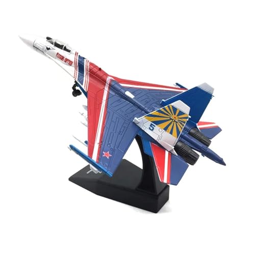 WJXNNON Für Russische Su-35 Kämpfer Modell Simulation Legierung Militär Flugzeug Modell Sammlung Geschenk 1/100(Red) von WJXNNON