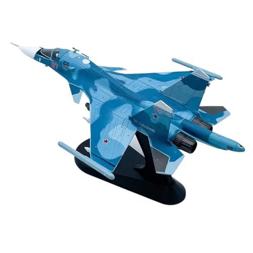 WJXNNON Für Russisches Sukhoi SU34 Fullback-Flugzeugmodell, Legierung Und Kunststoff, Dekoratives Spielzeug, Maßstab 1:100 von WJXNNON