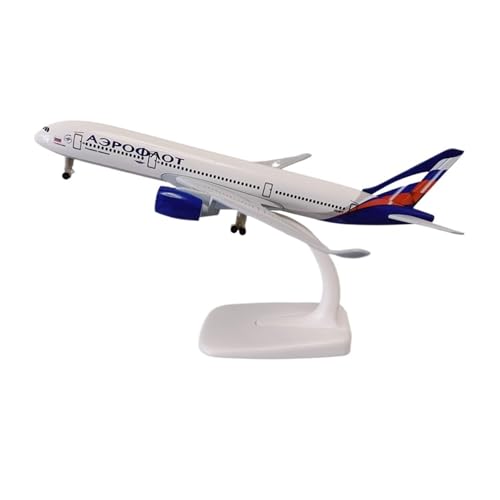 WJXNNON Für Russland Aeroflot A350 Diecast Flugzeug Modell Legierung Metall Flugzeug Modell 19cm von WJXNNON