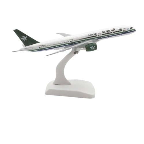 WJXNNON Für Saudi Airline Flugzeug Modell Spielzeug B787 Flugzeug Kunststoff Metall Replik Sammlung Spielzeug Geschenk 20CM von WJXNNON