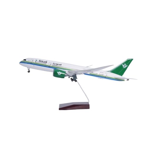 WJXNNON Für Saudi Airlines B787 Druckguss-Harzmodell Dreamliner Flugzeugsammlung Display Geschenke 1/130(No Light) von WJXNNON