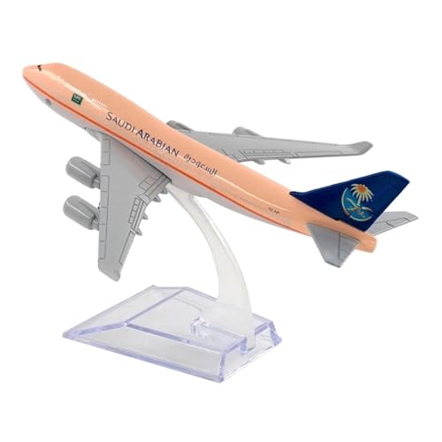 WJXNNON Für Saudi Arabian B747 Kinder Metallflugzeug-Modellspielzeug 16cm Maßstab 1:400 WJXNNON Für Saudi Arabian B747 Kinder Metallflugzeug-Modellspielzeug 16cm Maßstab 1:400 von WJXNNON