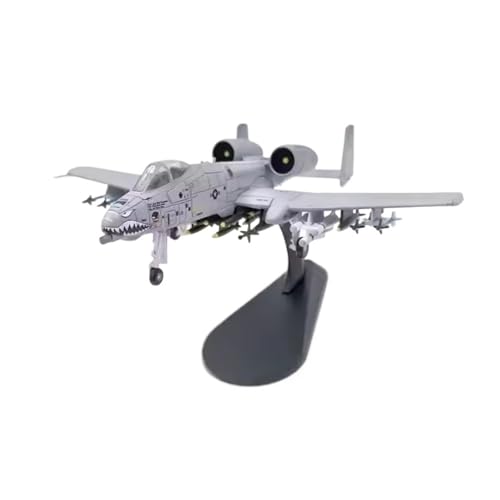 WJXNNON Für Shark USAF A-10 Angriff Diecast Metall Kämpfer Modell Spielzeug Mit Stand Flugzeug Sammlung Display Geschenke 1:100 von WJXNNON