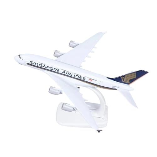 WJXNNON Für Singapore Airlines A380 Metall-Flugzeugmodell, Simulationsspielzeug, Geschenk, 20 cm, 1:400 WJXNNON Für Singapore Airlines A380 Metall-Flugzeugmodell, Simulationsspielzeug, Geschenk, 20 cm, 1:400 von WJXNNON