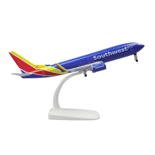 WJXNNON Für Southwest B737 Flugzeugmodell, Legierung, Druckguss, Flugzeugmodell, Sammlung, Geschenke, 20 cm von WJXNNON
