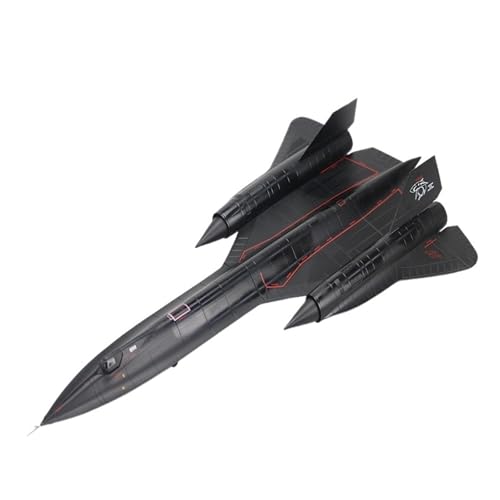 WJXNNON ﻿Für Sr-71 Blackbird Aufklärungsflugzeugmodell, Legierung, Fertiges Flugzeug, Spielzeugmodell, Anhängersammlung, 1: 72 von WJXNNON