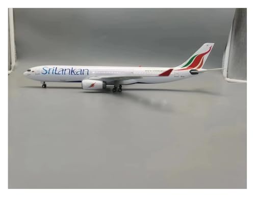 WJXNNON Für Srilankan Airlines A330 Flugzeugmodellflugzeuge Spielzeug Mit Fahrwerk, Rädern Und Lichtern, Harzkollektion, Maßstab 1:135, 47 cm(330 NO LED) von WJXNNON