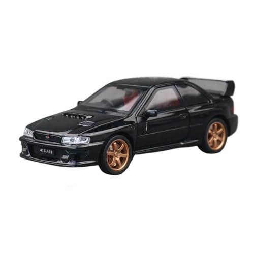 WJXNNON Für Subaru Spielzeugautomodell Druckgusslegierung Metall Miniatur Sound & Light Collection Geschenk 1/32(Black) von WJXNNON