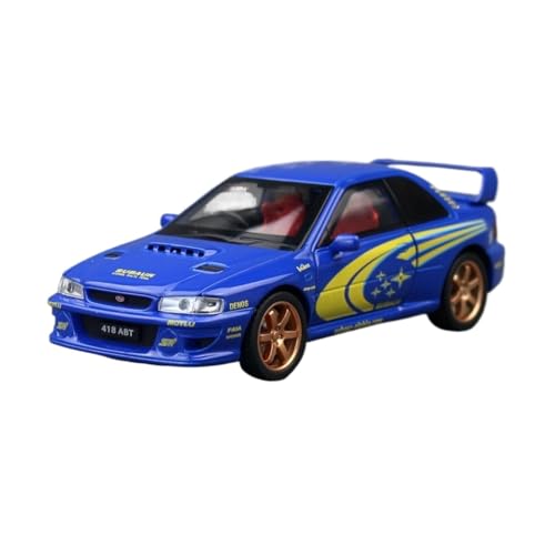 WJXNNON Für Subaru Spielzeugautomodell Druckgusslegierung Metall Miniatur Sound & Light Collection Geschenk 1/32(Racing) von WJXNNON