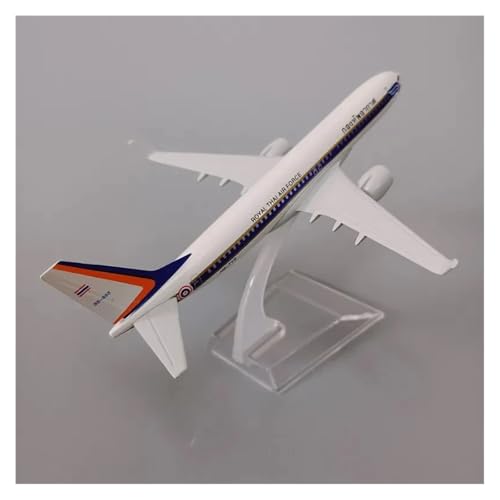 WJXNNON Für Thai Airlines B737 Flugzeugmodell Mit Ständer, Simulations-Flugzeug, Statische Display-Kollektion, Maßstab 1/400 von WJXNNON