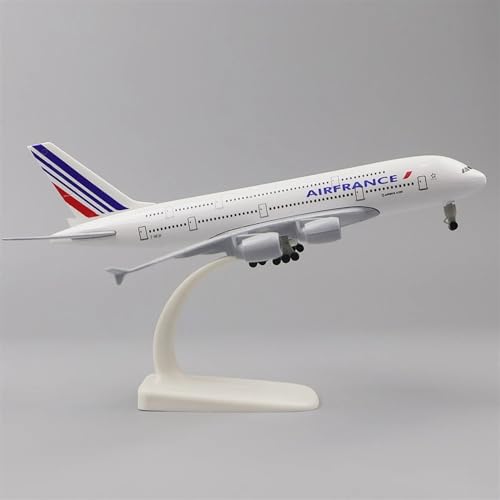 WJXNNON Für Thai Airways A380, Metallreproduktion, Legierungsmaterial, Luftfahrtsimulation, Spielzeugsammlung, 20 cm, 1:400 (Size : France) von WJXNNON