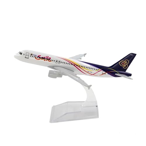 WJXNNON Für Thailand Smile A320 Metallflugzeugmodell Dekor Spielzeug Druckguss Miniatur Kunst Büro Geschenk 16cm WJXNNON Für Thailand Smile A320 Metallflugzeugmodell Dekor Spielzeug Druckguss Miniatur Kunst Büro Geschenk 16cm von WJXNNON