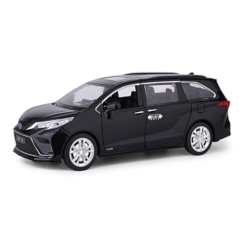 WJXNNON Für Toyota Sienna 1:24 Legierung MPV Auto Modell Diecast Metall Simulation Kinder Spielzeug Geschenk Sammlung (Size : Black) von WJXNNON