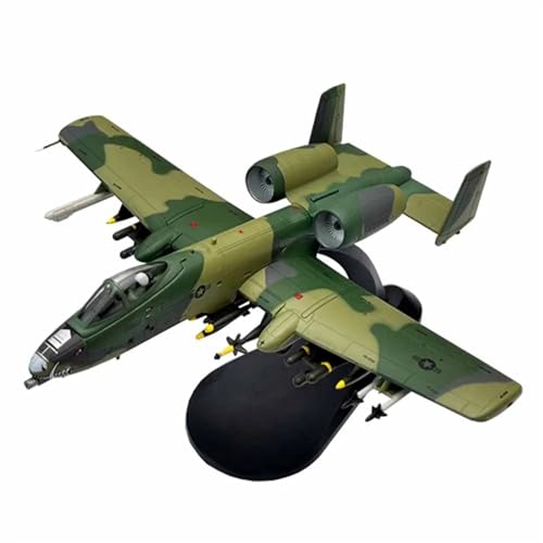 WJXNNON Für US A-10 Thunderbolt II Warthog Angriffsflugzeug Im Maßstab 1:100, Druckguss-Metallflugzeugmodell, Geschenk (Size : A-10A Warthog MC) von WJXNNON