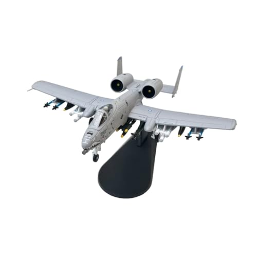 WJXNNON Für US A-10 Thunderbolt II Warthog Hog Angriffsflugzeug Kämpfer Diecast Metall Flugzeug Modell Spielzeug Geschenk Maßstab 1/100(A-10A Shark DS) von WJXNNON