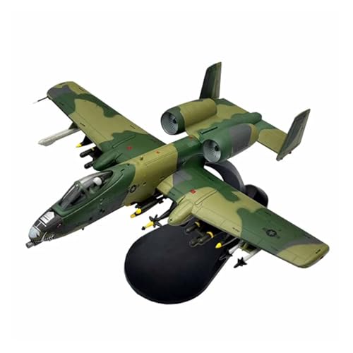 WJXNNON Für US A-10 Thunderbolt II Warthog Hog Angriffsflugzeug Kämpfer Diecast Metall Flugzeug Modell Spielzeug Geschenk Maßstab 1/100(A-10A Warthog MC) von WJXNNON