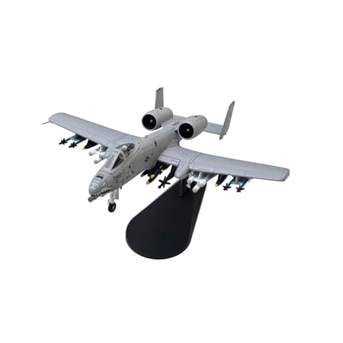 WJXNNON Für US A-10 Warthog Hog Angriffsflugzeug Kämpfer Diecast Metall Flugzeug Modell Spielzeug Geschenk 1/100 Skala(Shark DS) von WJXNNON