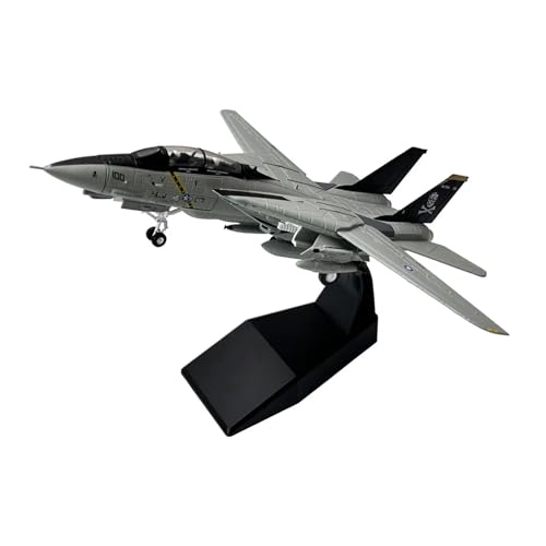 WJXNNON Für US F-14 Tomcat Bombcat Fighter Diecast Metal Flugzeugmodell Kinderspielzeug Sammlung Geschenk Maßstab 1/100(F14 PT Tomcat) von WJXNNON