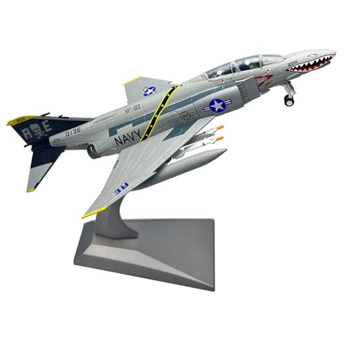 WJXNNON Für US F4C Phantom Ⅱ VF-84 Kämpfer Diecast Metall Flugzeug Flugzeug Flugzeug Modell Sammlung Geschenk Spielzeug Maßstab 1:100 (Size : F-4C II) von WJXNNON