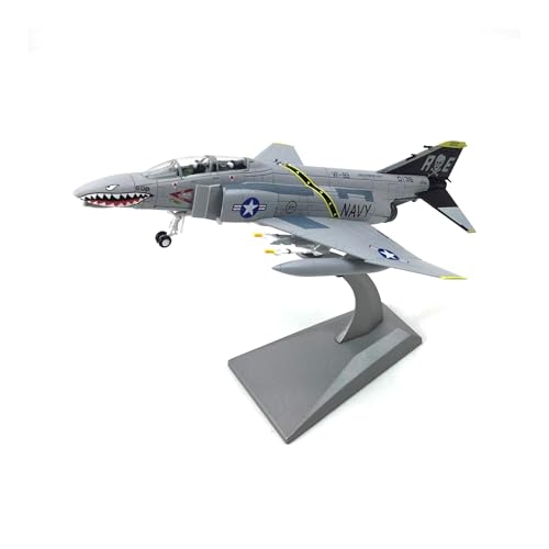 WJXNNON Für US-Flugzeugträger-Schlachtschiffflugzeuge F-4 Ghost Fighter Bomber Modellsammlung Geschenk 1:100 von WJXNNON