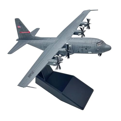 WJXNNON Für US Lockheed C-130 Hercules Transportflugzeuge Aus Metalldruckguss, Militärflugzeugmodell, Kinderspielzeug, 1/200 von WJXNNON
