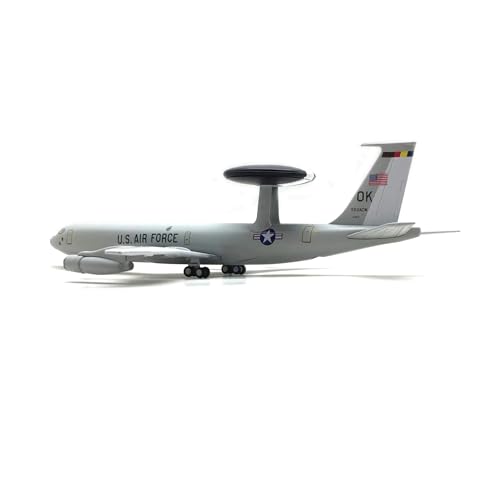 WJXNNON Für USAF Early Warning E-3 Flugzeugmodell Aus Druckgussmetall, Heimdekoration, Sammlergeschenke, Maßstab 1/200 von WJXNNON