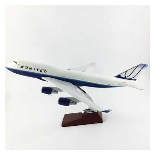 WJXNNON Für United Airlines 747 45-47CM 1:150 Legierung Flugzeug Modell Sammlung Modell Geschenke Modelle W Stand von WJXNNON