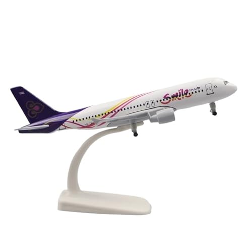 WJXNNON Für Vietjet Airbus A320 Serie Metall Flugzeug Modell Spielzeug Luftfahrt Form Flugzeuge 20cm 1/400(A320 Thailand) von WJXNNON