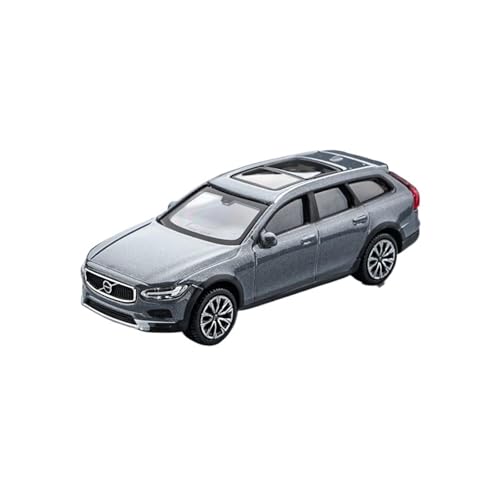 WJXNNON Für Volvo XC60 Legierung Druckguss & Spielzeug Fahrzeuge Auto Modell Miniatur Geschenk 1:64 Skala(V90 Gray) von WJXNNON