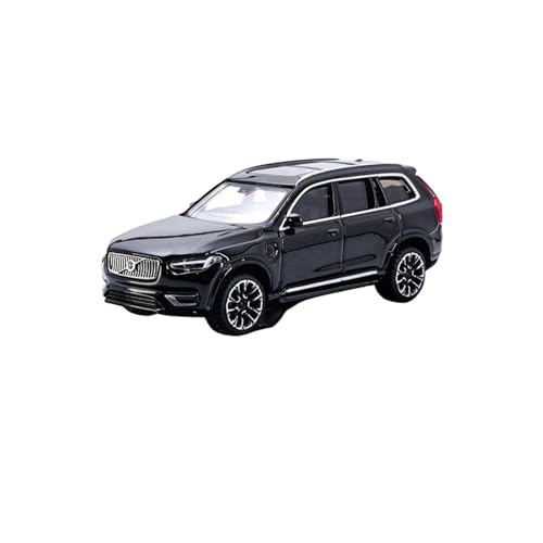 WJXNNON Für Volvo XC60 Legierung Druckguss & Spielzeug Fahrzeuge Auto Modell Miniatur Geschenk 1:64 Skala(XC90 Black) von WJXNNON