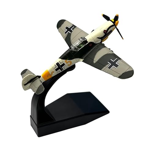 WJXNNON Für WWII Deutsch Kämpfer Messerschmitt BF109 Diecast Metall Flugzeug Modell Spielzeug Kind Geschenk 1/72 Skala von WJXNNON