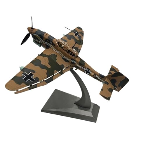 WJXNNON Für den Deutschen Sturzkampfbomber JU87 aus dem Zweiten Weltkrieg, Legierung, Kampfflugzeugmodell, Geschenkdisplay, Maßstab 1:72 WJXNNON Für den Deutschen Sturzkampfbomber JU87 aus dem Zweiten Weltkrieg, Legierung, Kampfflugzeugmodell, Geschenkdisplay, Maßstab 1:72 von WJXNNON