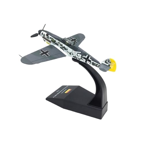 WJXNNON Für deutsches Kampfflugzeug War Thunder BF109F4, Druckguss-Legierungsmodell, Geschenke sammeln(QCYL249-BF109) von WJXNNON