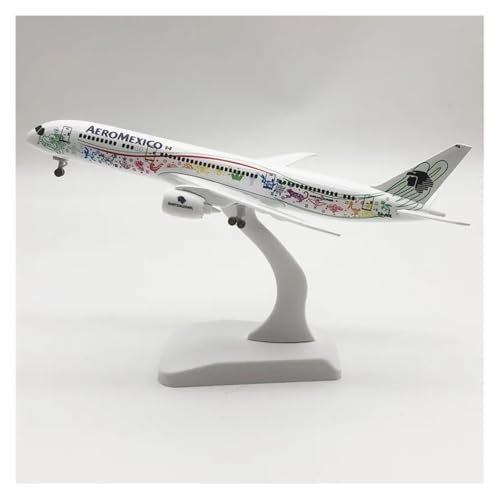 WJXNNON Für mexikanische AEROMEXICO Boeing B787 Flugzeugmodell aus Legierungsmetall Diecast Flugzeugmodell Räder Flugzeug 20cm von WJXNNON