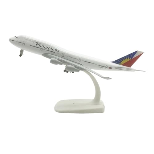 WJXNNON Maßstab 1:400, 20 cm, Für Philippine Airlines B747-Modell, Metallflugzeug Aus Druckgusslegierung Mit Fahrwerk, Wohnkultur von WJXNNON
