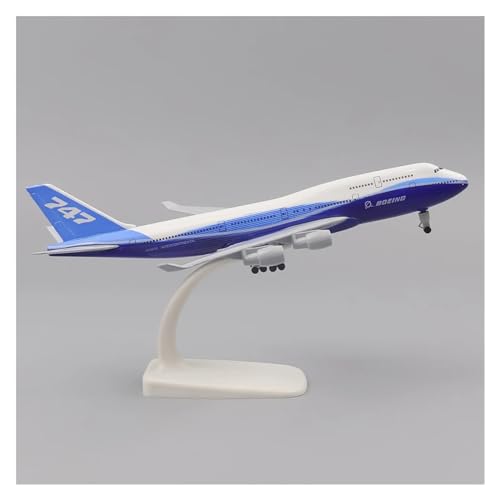 WJXNNON Metallflugzeug, 20 cm, 1:400, Originalmodell Für B747, Nachbildung, Legierungsmaterial, Mit Fahrwerk, Ornament, Geschenk (Size : Original Type) von WJXNNON