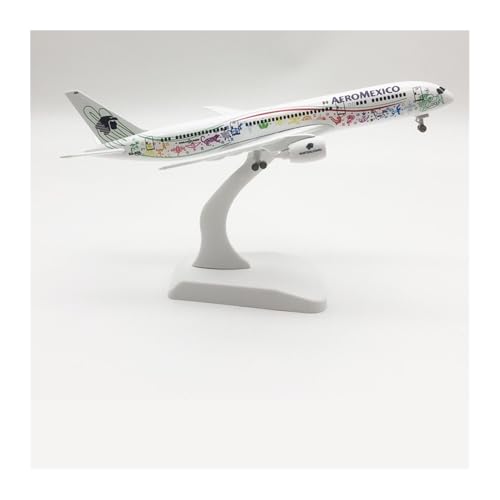 WJXNNON Ornaments 20 cm für B787 Mexican Air Aeromexico Airlines Airways, Metall-Flugzeug, Druckguss, Flugzeugmodell von WJXNNON