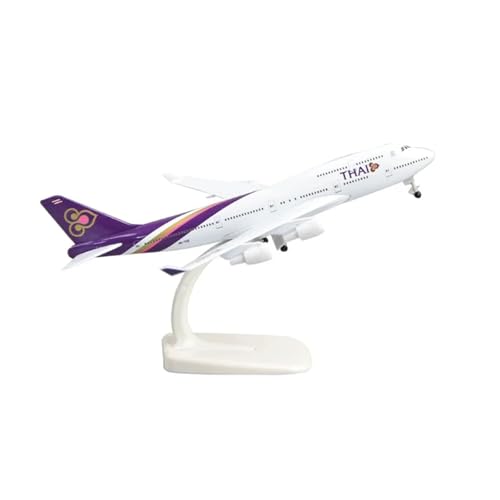 WJXNNON Spielzeugflugzeuge B747 Für Thai Airways, Legierung, Passagierflugzeugmodell, Metall, Maßstab, Flugzeug, Gesammelt, Geschenk, Kinderspielzeug, 20 cm WJXNNON Spielzeugflugzeuge B747 Für Thai Airways, Legierung, Passagierflugzeugmodell, Metall, Maßstab, Flugzeug, Gesammelt, Geschenk, Kinderspielzeug, 20 cm von WJXNNON