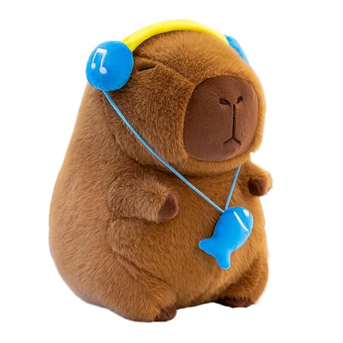 WJnflQN Capybara, Capybara Stoffed Animal - Hautfreundliche Animal Doll Home Decor | Weiche Capybara Stoffed Doll Plüschkissen für Kinder, Freund, Familie, Erwachsene, Männer WJnflQN Capybara, Capybara Stoffed Animal - Hautfreundliche Animal Doll Home Decor | Weiche Capybara Stoffed Doll Plüschkissen für Kinder, Freund, Familie, Erwachsene, Männer von WJnflQN