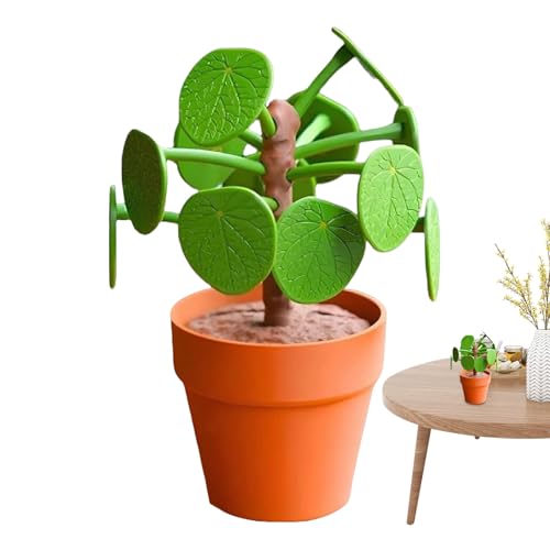 WJnflQN Essenswahlhelfer Für Paare - 3D Gedruckter Pflanzen-Dinner Entscheider,3D Gedruckter Magnetischer Entscheidungshelfer Mit Sparschwein Für Paare Zuhause Büro Geschenk von WJnflQN