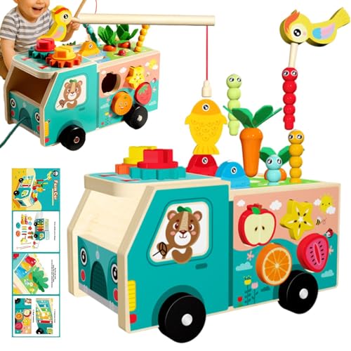 WJnflQN Formensortierer Spielzeug - Feinmotorik Lernspielzeug - Entwicklungsförderndes Formensortierspielzeug in Form Einer Rübe,Für Kleinkinder Mädchen Geschenk Geburtstag Weihnachten Kindergarten von WJnflQN