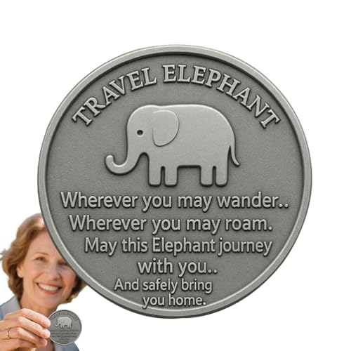 WJnflQN Individuelles Sammlerstück, Sammlerstück | Marine Animals Travel Pocket Coin | Segensgedicht graviert, doppelseitig, Andenken aus Metall für Feiertage WJnflQN Individuelles Sammlerstück, Sammlerstück | Marine Animals Travel Pocket Coin | Segensgedicht graviert, doppelseitig, Andenken aus Metall für Feiertage von WJnflQN