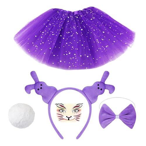 WJnflQN Rollenspielkostüm, Hasenkostüm Set | Buntes Hasenkostüm -Kit - Lustige Partys Vorräte, entzückende Outfits Requisiten für Ostern, Geburtstag, Weihnachten WJnflQN Rollenspielkostüm, Hasenkostüm Set | Buntes Hasenkostüm -Kit - Lustige Partys Vorräte, entzückende Outfits Requisiten für Ostern, Geburtstag, Weihnachten von WJnflQN
